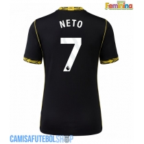 Camisa de time de futebol Chelsea Pedro Neto #7 Replicas 2º Equipamento Feminina 2026-27 Manga Curta